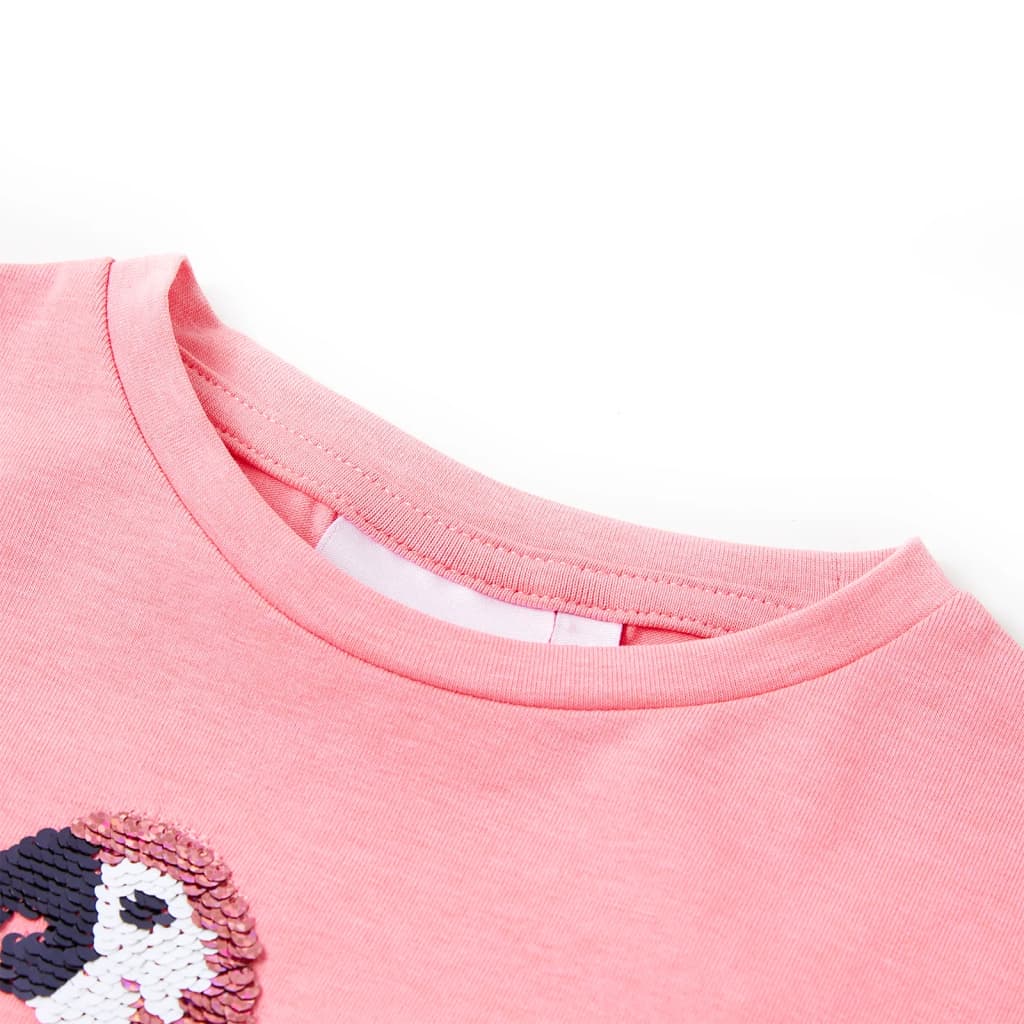 Vidaxl Camisa infantil 104 Rosa fluorescente