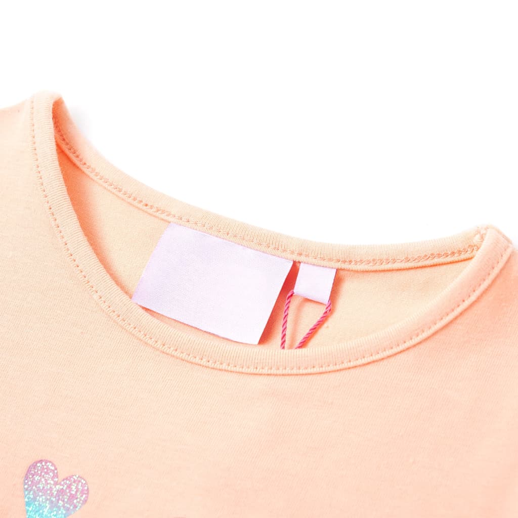 Vidaxl camisa para niños 104 naranja clara