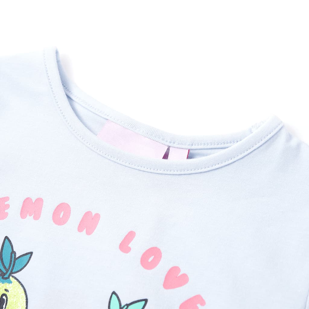 Vidaxl Children's Shirt 128 Blu chiaro