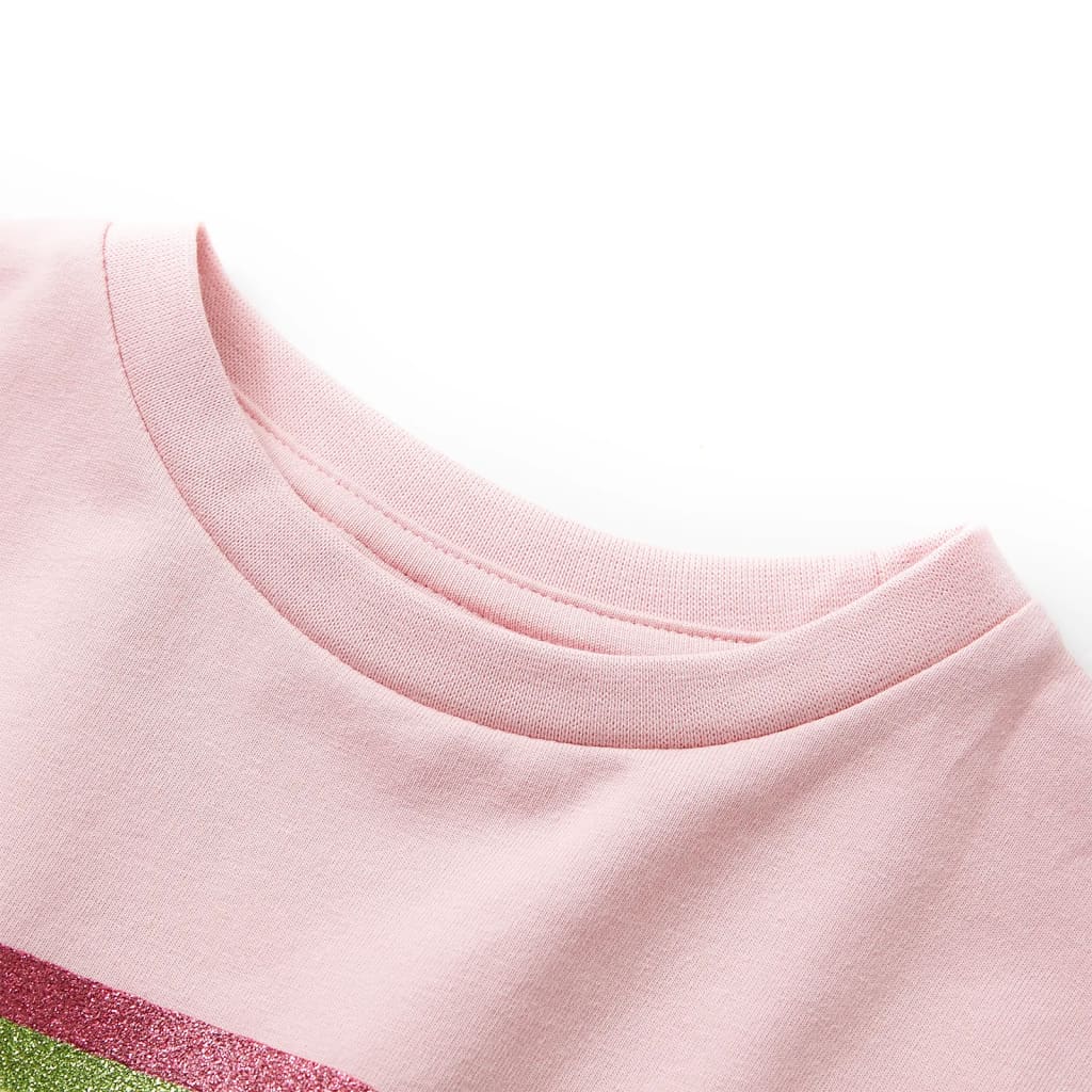 Abito per bambini Vidaxl con plownstring 116 rosa chiaro