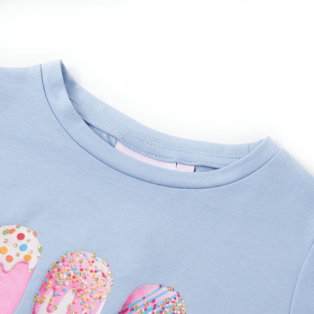 Vidaxl kindershirt 116 blauw