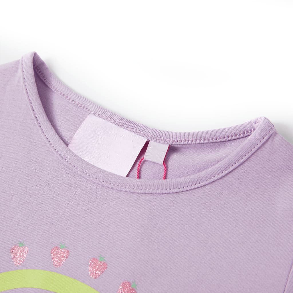 Vidaxl camisa para niños 104 lila