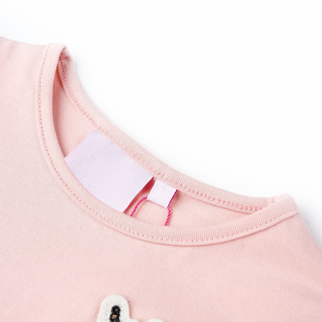 Vidaxl Shirt per bambini 92 rosa chiaro