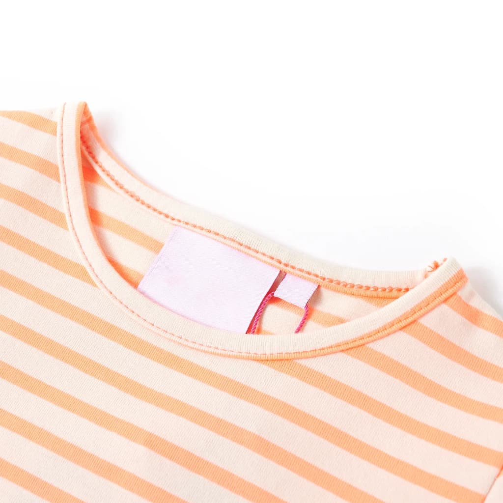 Vidaxl kindershirt 128 neonoranje