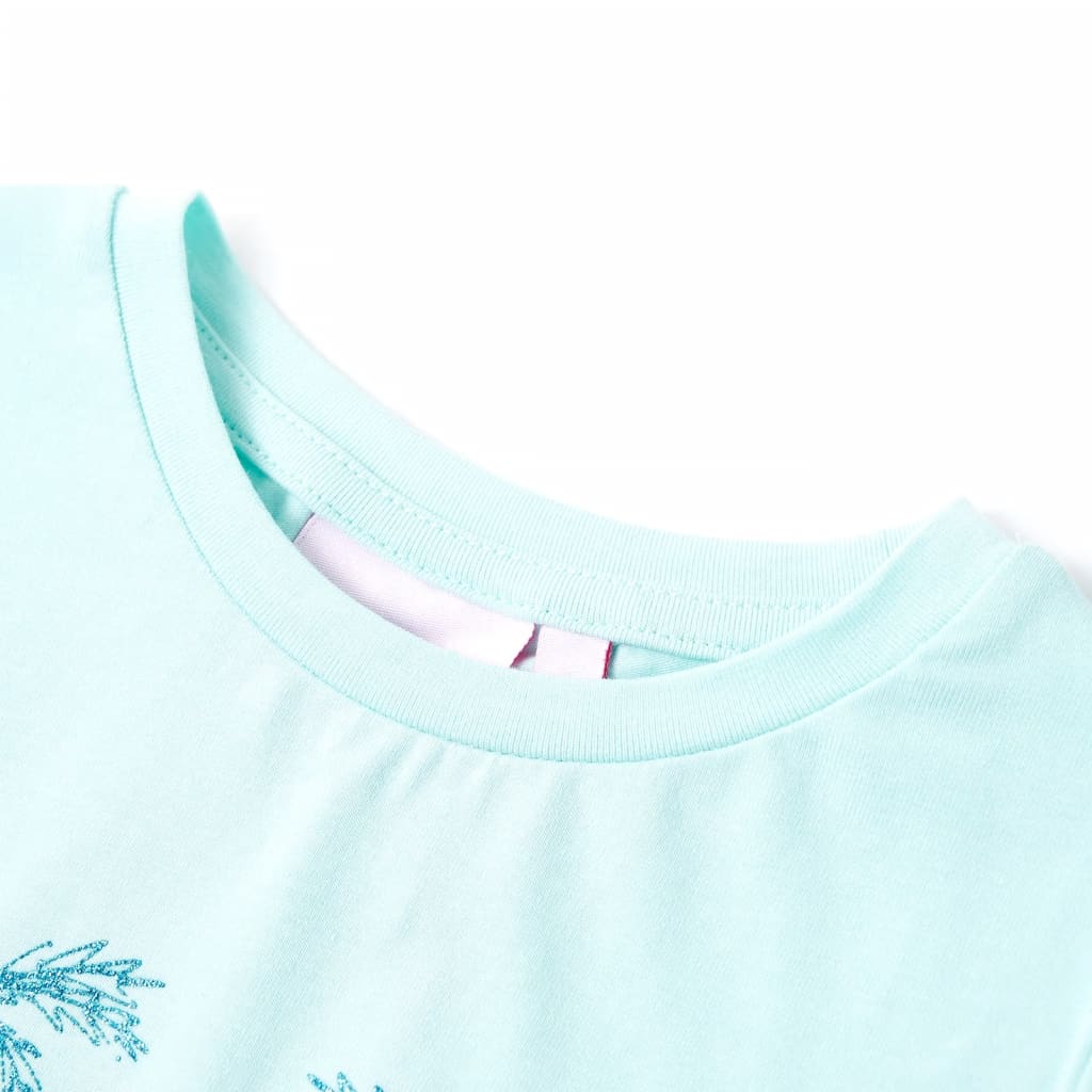 Vidaxl Shirt per bambini 128 Blu chiaro