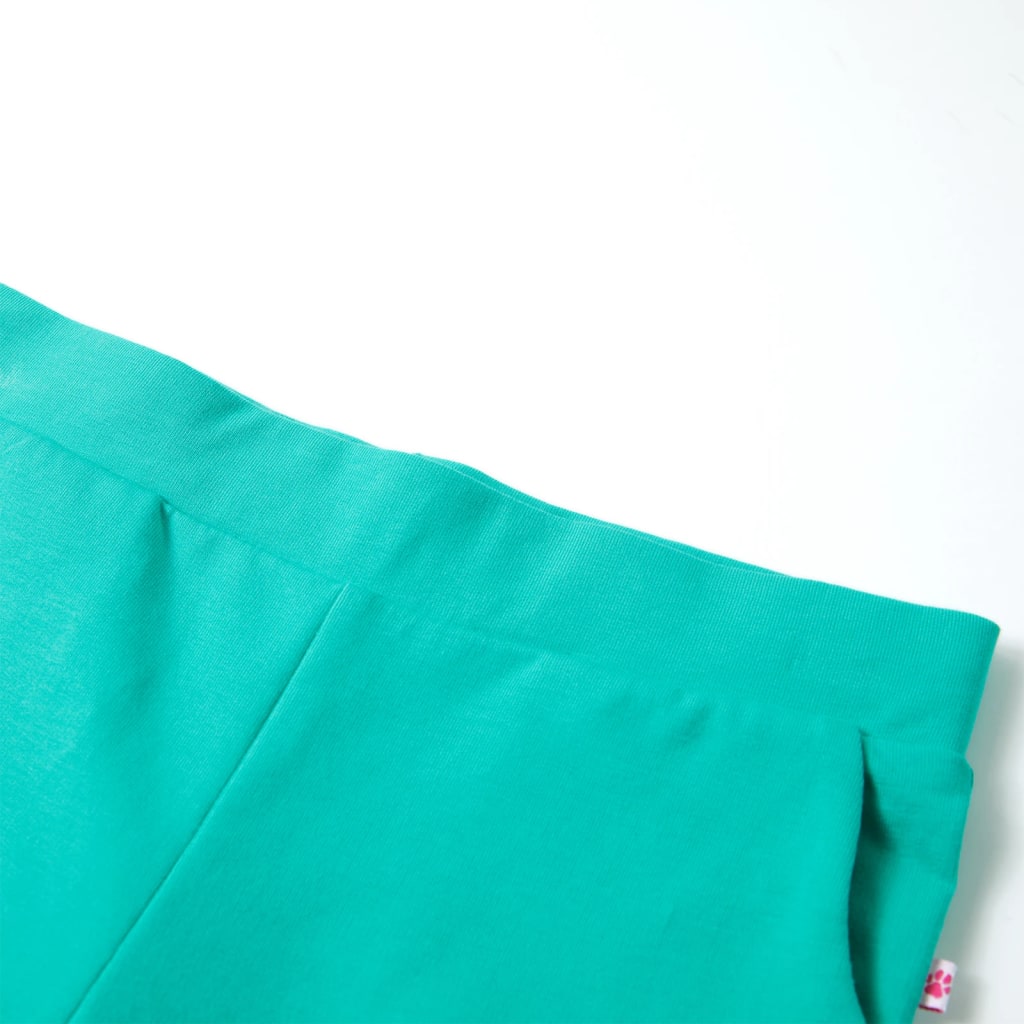 Pantaloni per bambini Vidaxl con gambe larghe 140 menta color