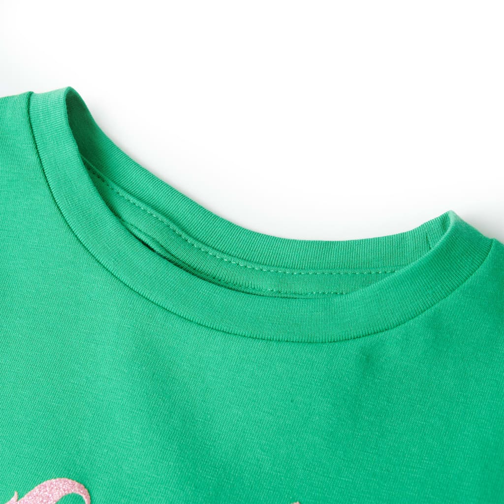 Vidaxl Camisa para niños 140 Verde