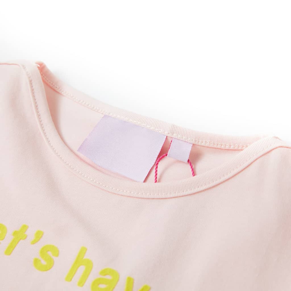 Vidaxl Camisa para niños 140 Rosa suave