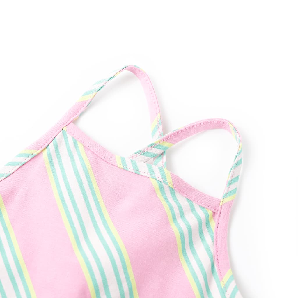 Abito per bambini Vidaxl senza maniche con plowtring 92 rosa