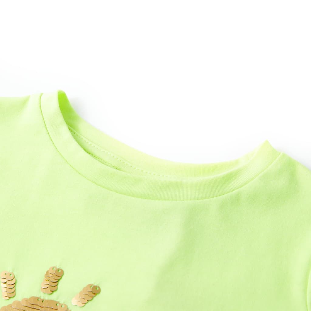 Vidaxl Camisa para niños 92 Neongeel