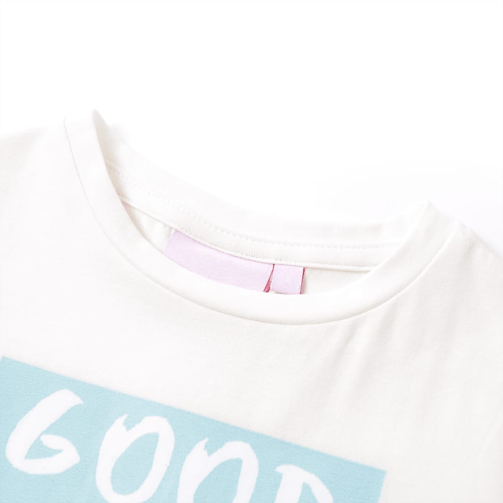 Vidaxl Camisa para niños 140 ECRU