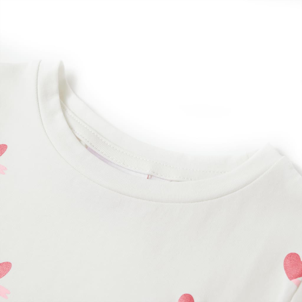Vidaxl kindershirt 104 ecru