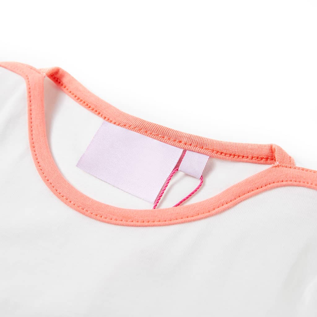 Vidaxl Camisa para niños 128 ECRU