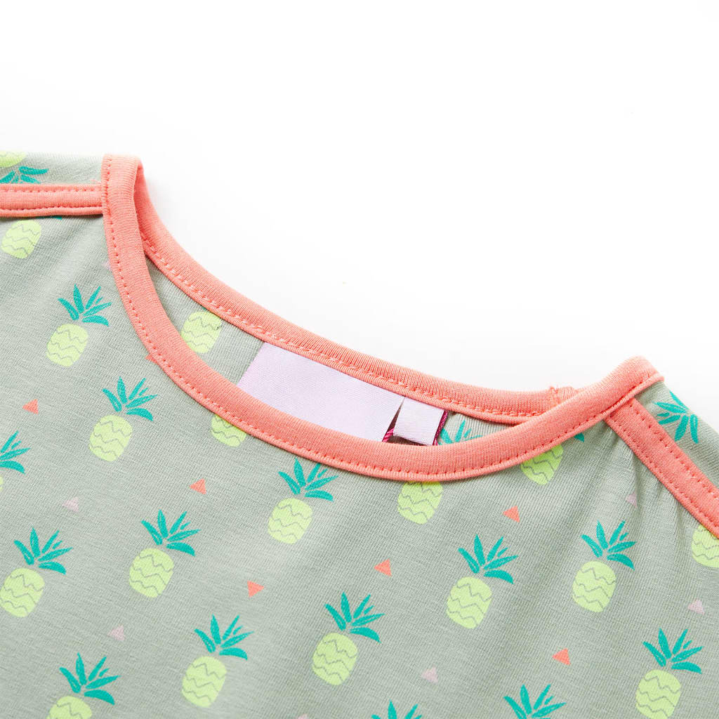 Vidaxl Vestido infantil 116 Old Mint