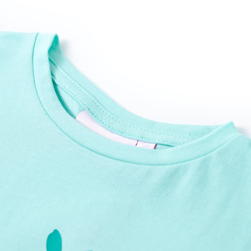 VidaXL Kindershirt 104 lichtmintkleurig