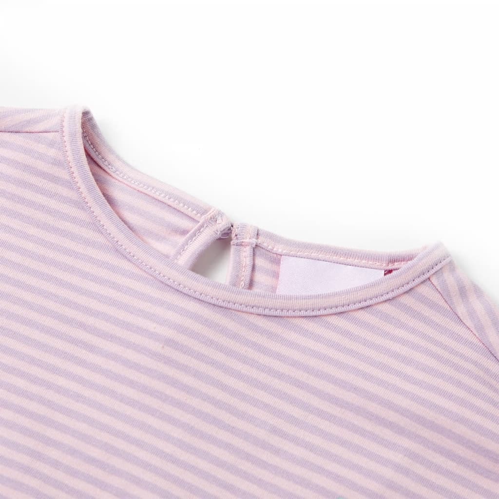 Camisa para niños de Vidaxl con volantes 92 lila