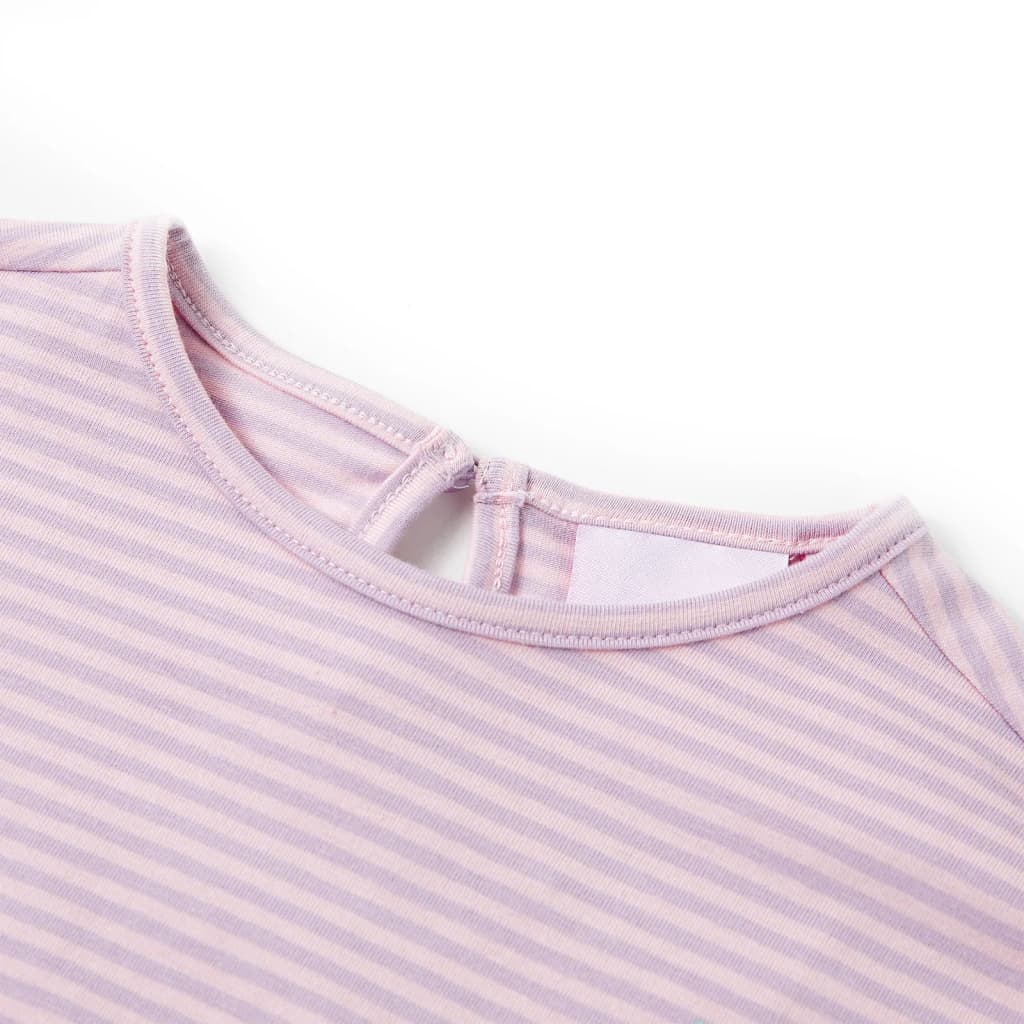 Camisa para niños de Vidaxl con volantes 104 lila