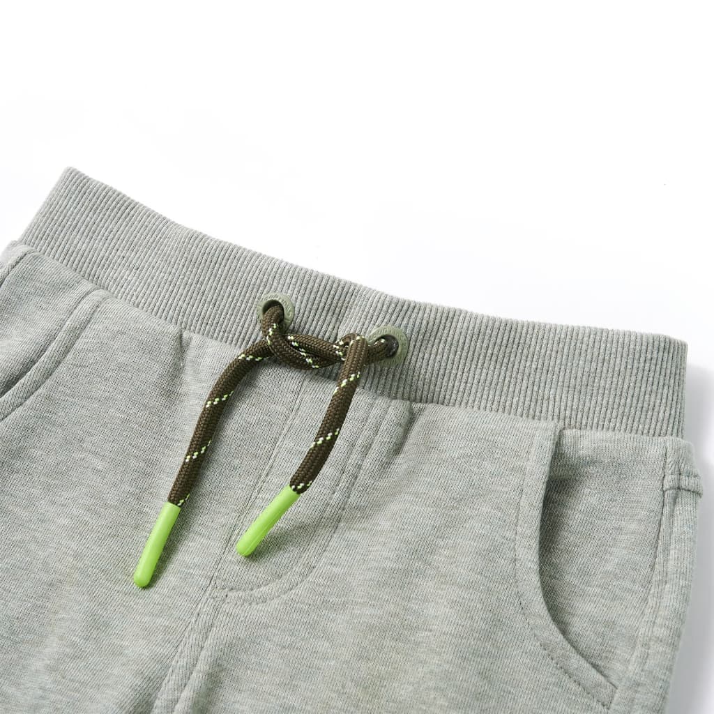 Pantalones de trote de Vidaxl para niños 104 Lichtkaki