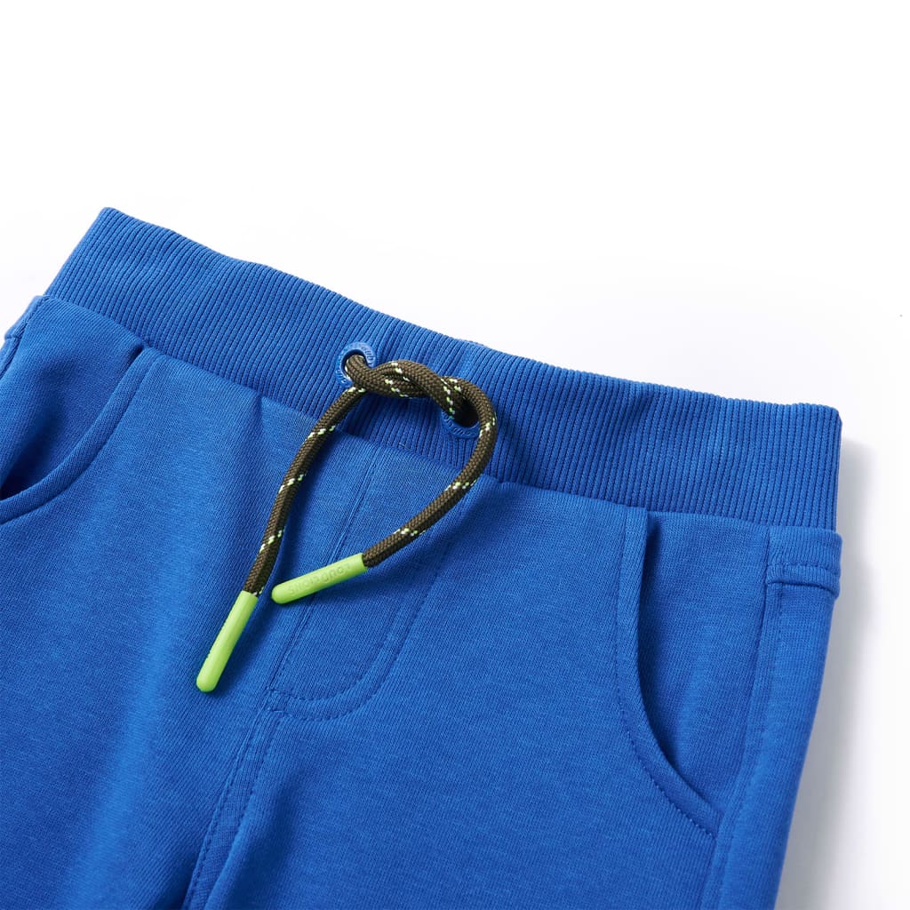 Pantalones de trote de Vidaxl para niños 104 Azul