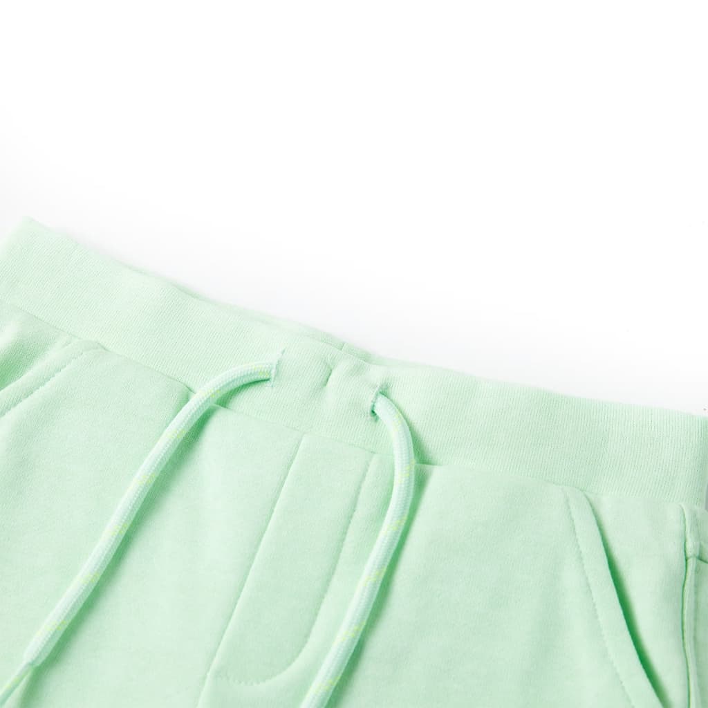 Vidaxl Shorts para niños con Trekkoord 104 Green brillante