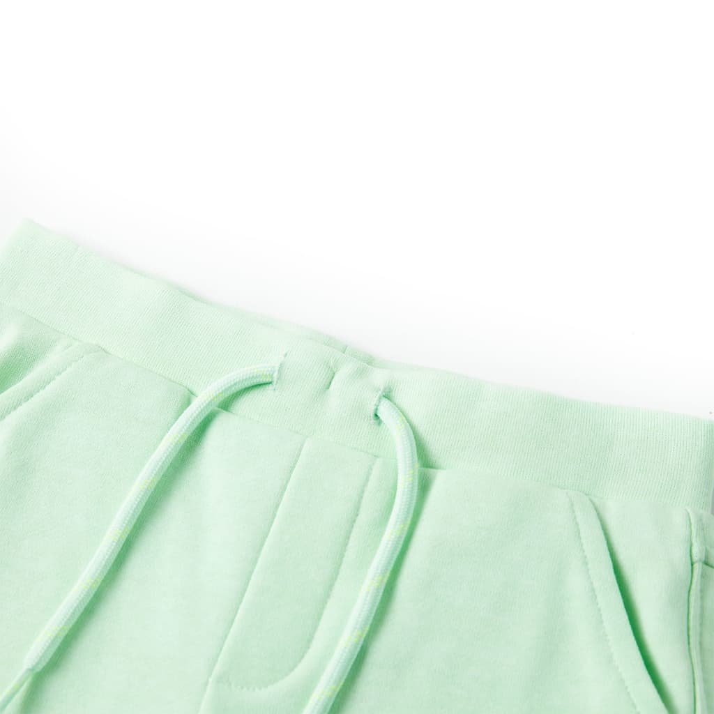 Vidaxl Shorts per bambini con trekkoord 116 Bright Groen