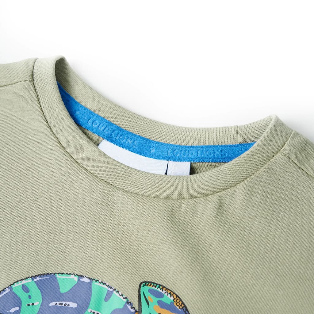 Vidaxl kindershirt met korte mouwen 104 lichtkakikleurig