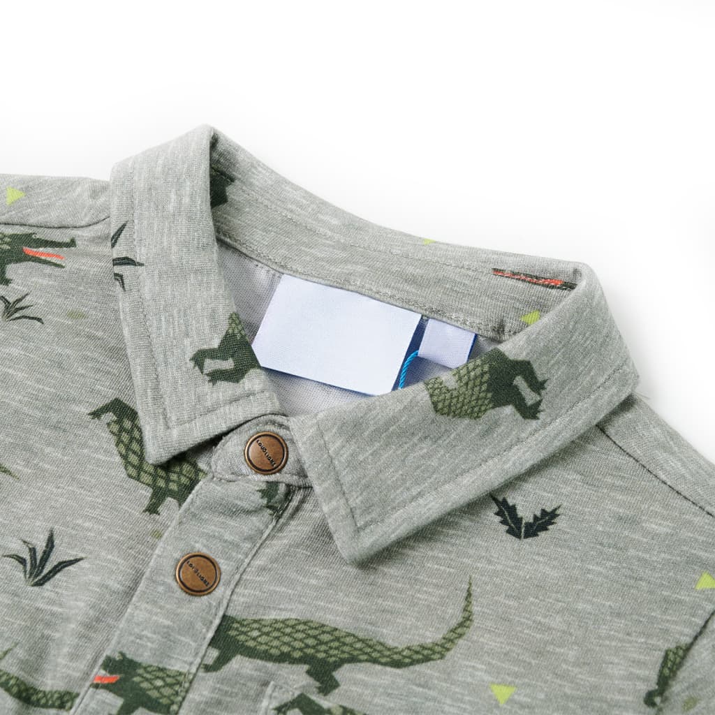 Vidaxl Children's Shirt 104 Lichtkaki misto
