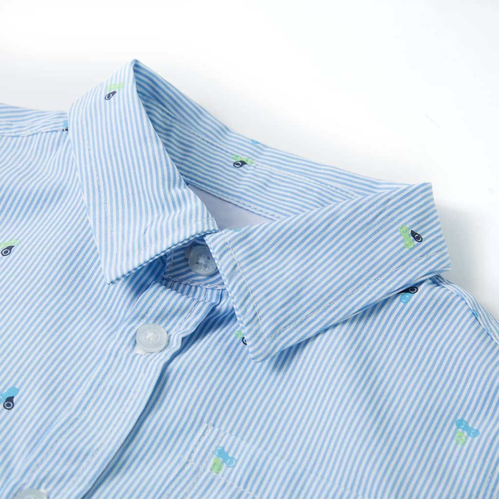Vidaxl Children's Shirt 128 Blu chiaro