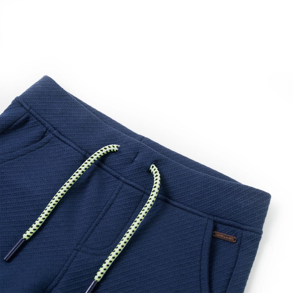 Vidaxl Shorts per bambini con trekoord 128 blu scuro