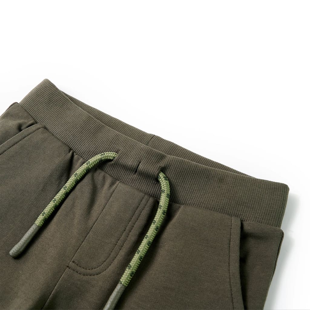 Vidaxl Shorts per bambini con Trekoord 140 Donkerkaki