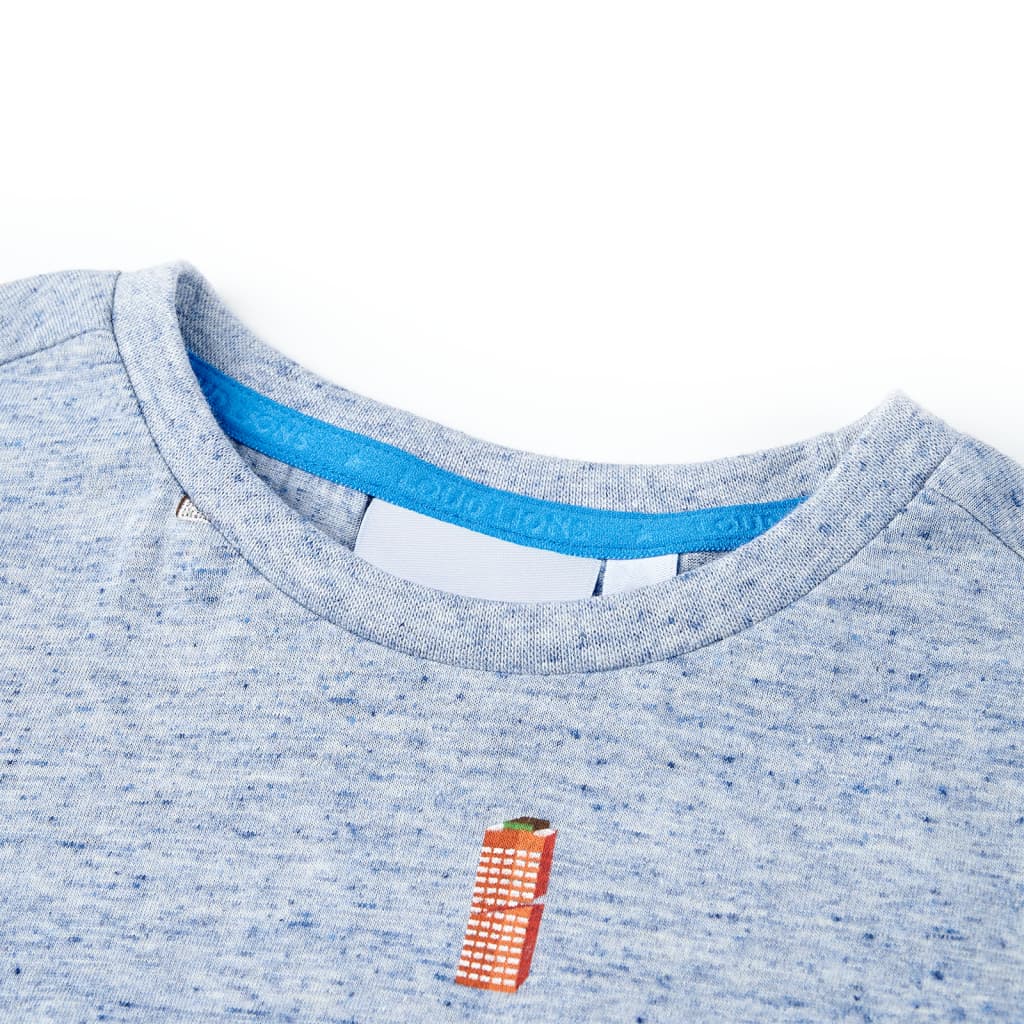 Vidaxl Children's Shirt 128 Blue misto
