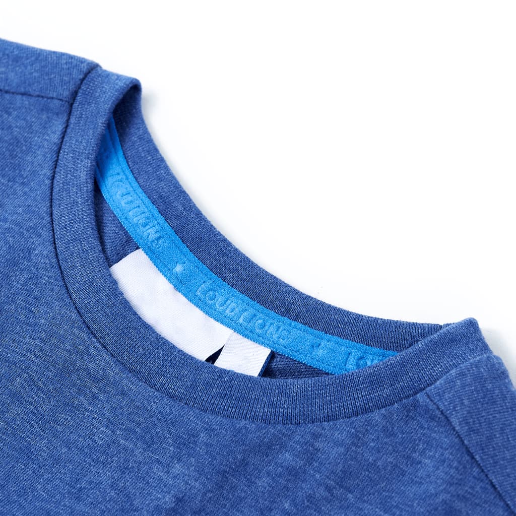 Vidaxl Children's Shirt 116 Blu scuro misto