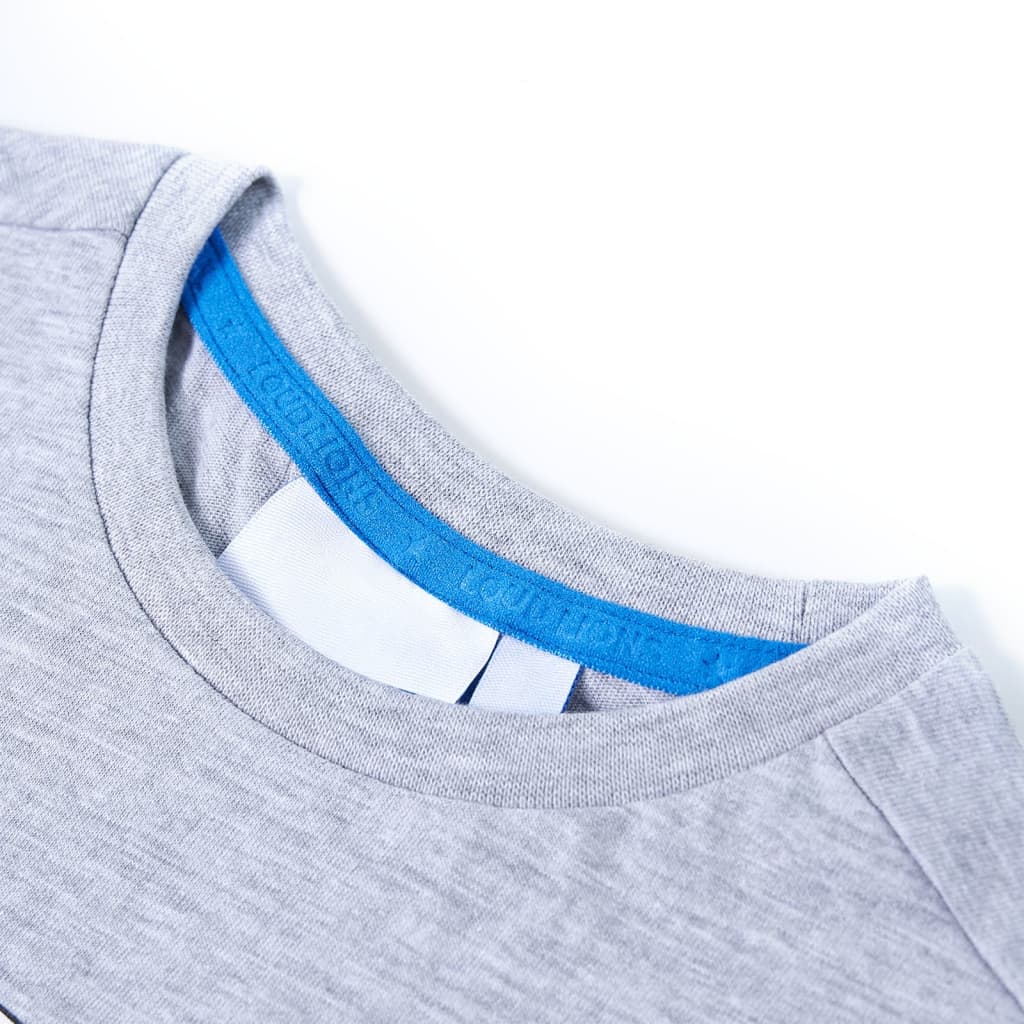 Vidaxl camisa para niños 128 gris