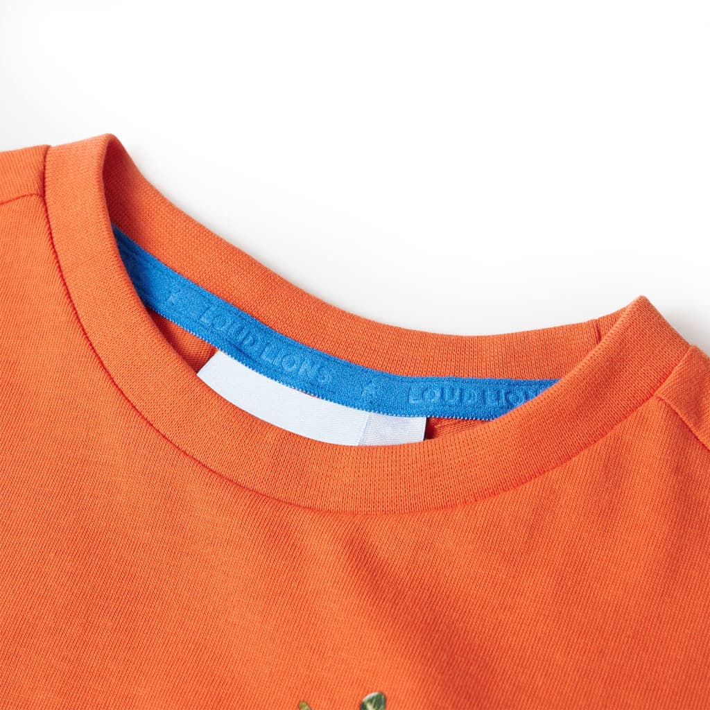 Vidaxl Camisa para niños 140 Feloranje