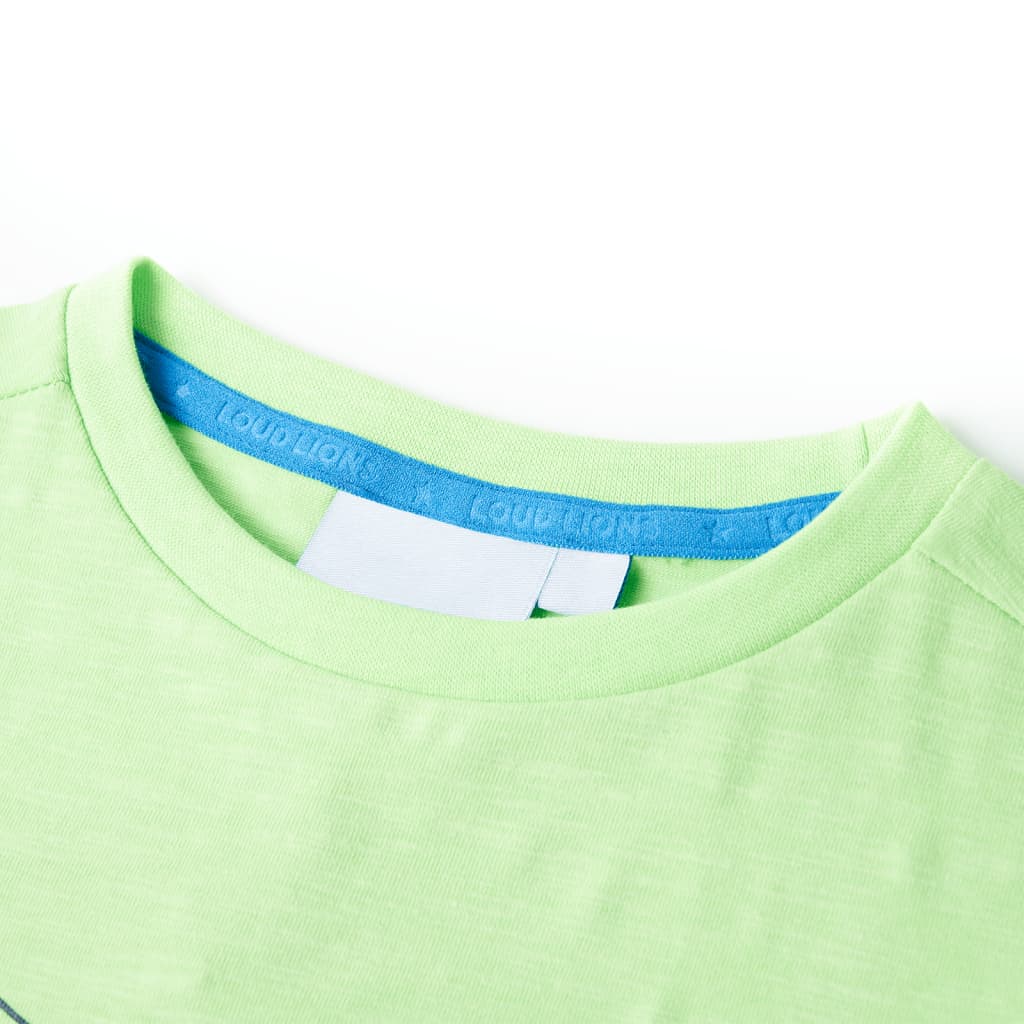 VidaXL Kindershirt 116 neongroen