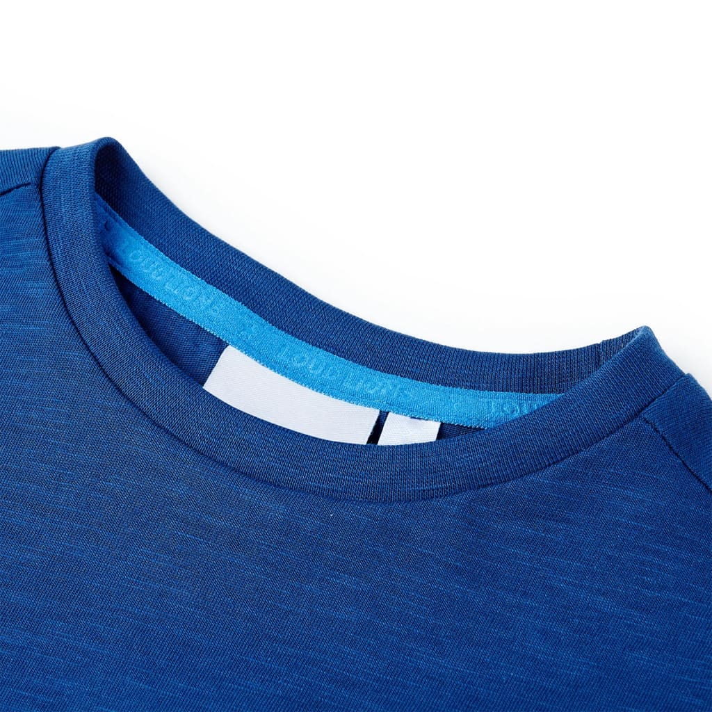 Vidaxl Shirt per bambini 92 Blu scuro