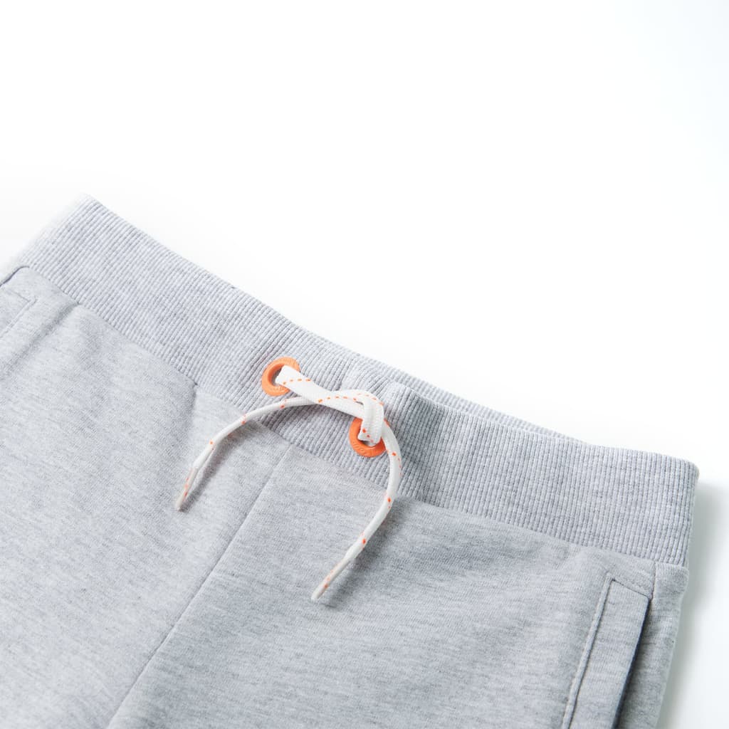 Vidaxl Shorts per bambini con trekkoord 116 grigio