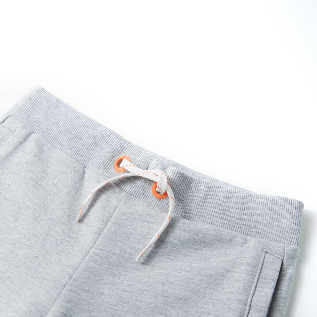 Vidaxl Shorts per bambini con trekkoord 140 grigio
