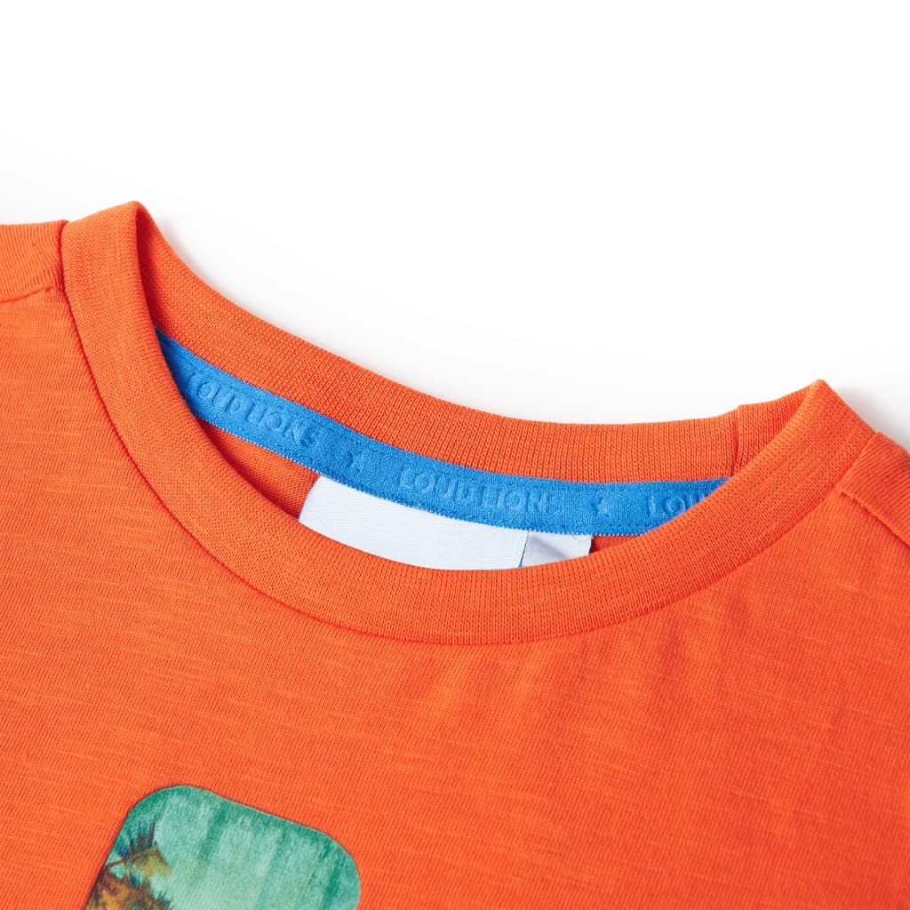 Vidaxl Camisa para niños 92 Donkeroranje