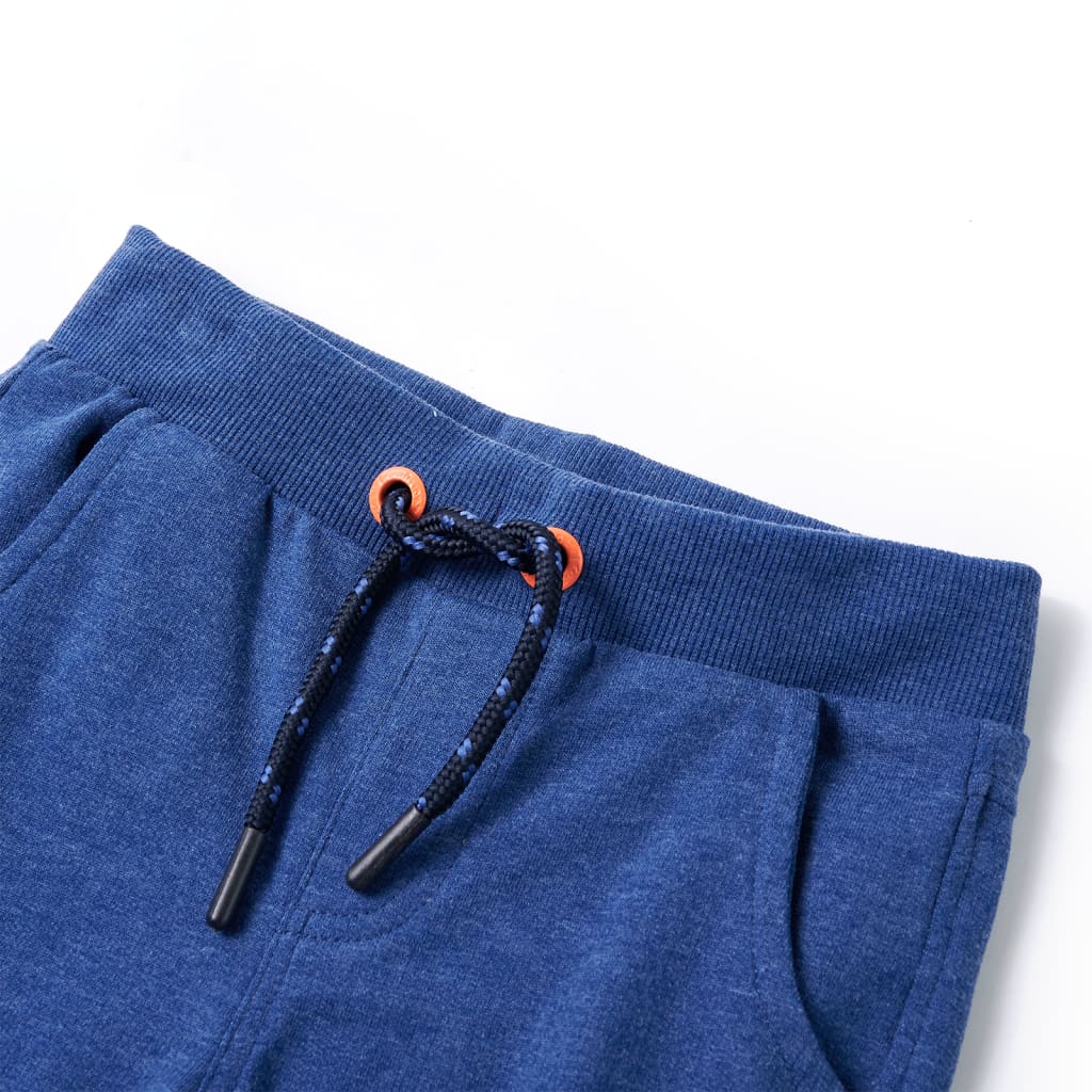 Pantaloni da jogging per bambini Vidaxl 128 blu scuro