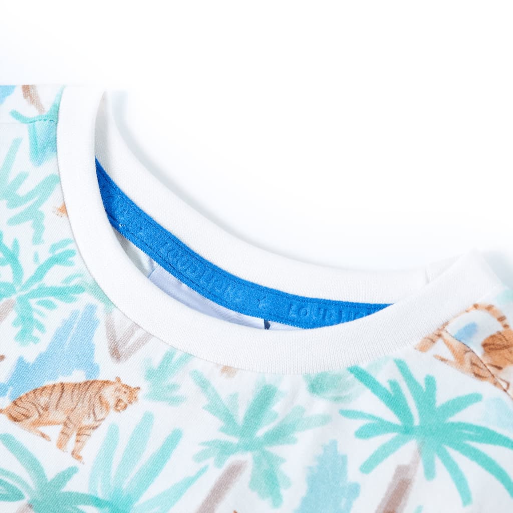 Vidaxl Camisa para niños 140 ECRU