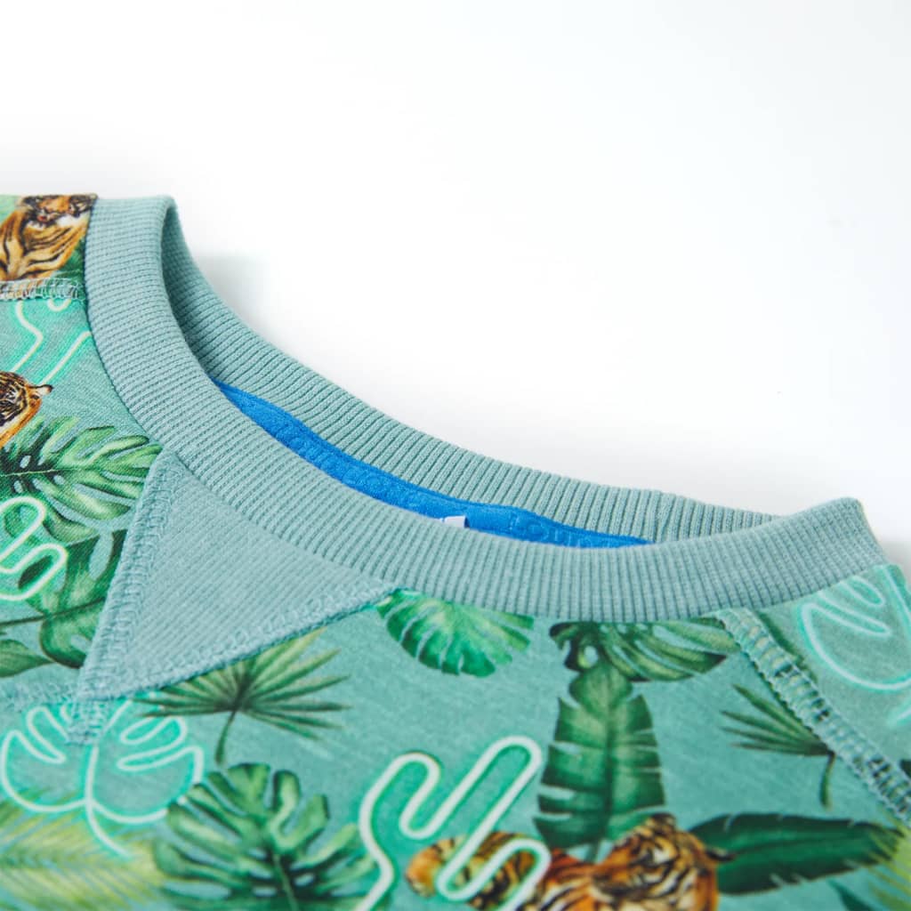 Vidaxl Children's Sweater 104 Verde chiaro misto