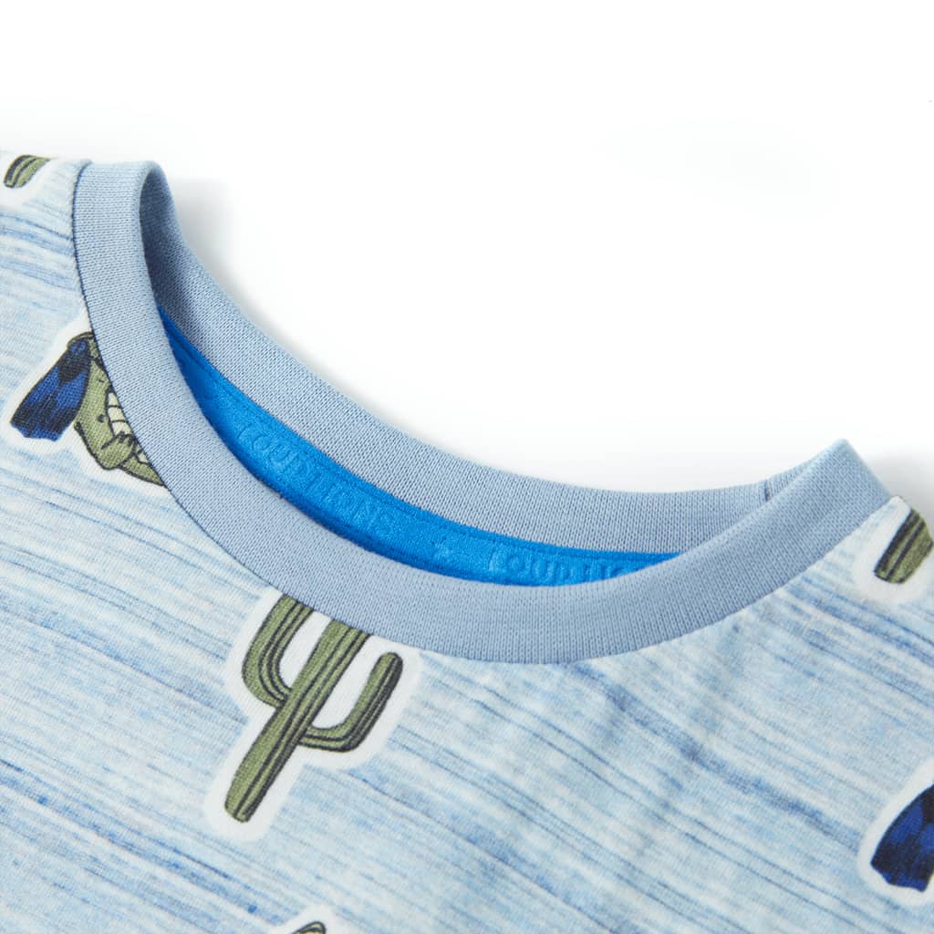 Vidaxl Children's Shirt 140 Blue misto