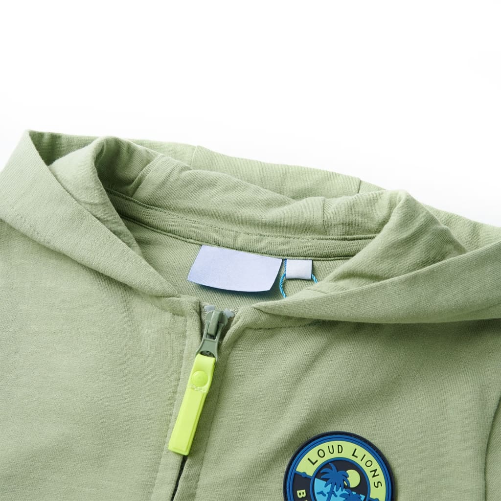Vidaxl Children's Stupt with Hood and Zipper 128 Light Polishing