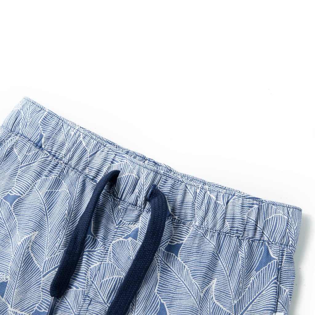 Vidaxl Shorts per bambini con trekoord 104 blu scuro