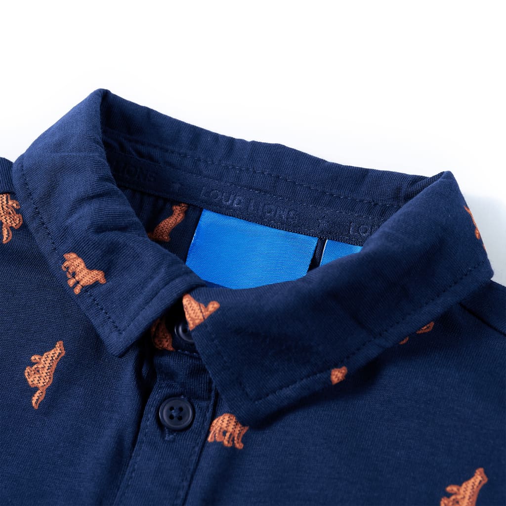 Vidaxl Children's Shirt 104 Navy Blue
