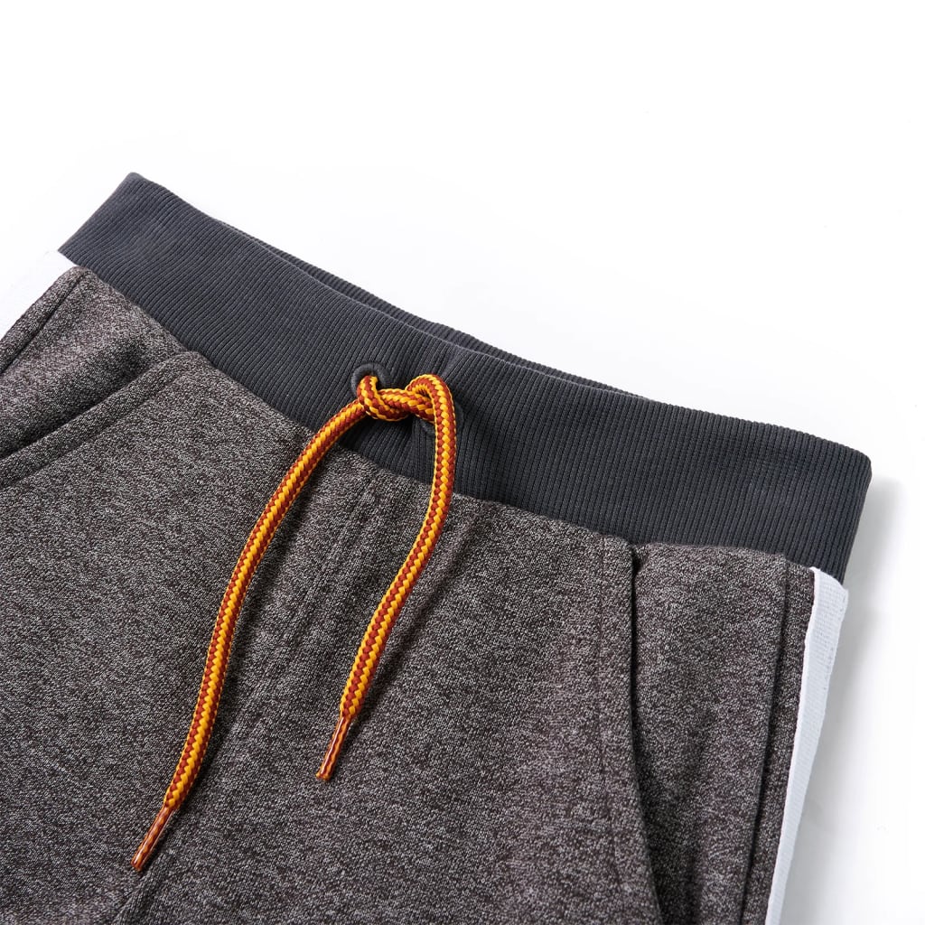 Vidaxl kinderjoggingbroek 140 gemêleerd donkergrijs