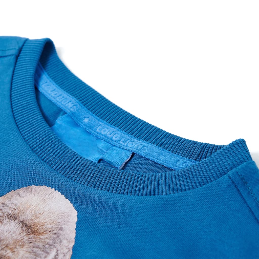 Camicia per bambini Vidaxl con maniche lunghe 128 benzina