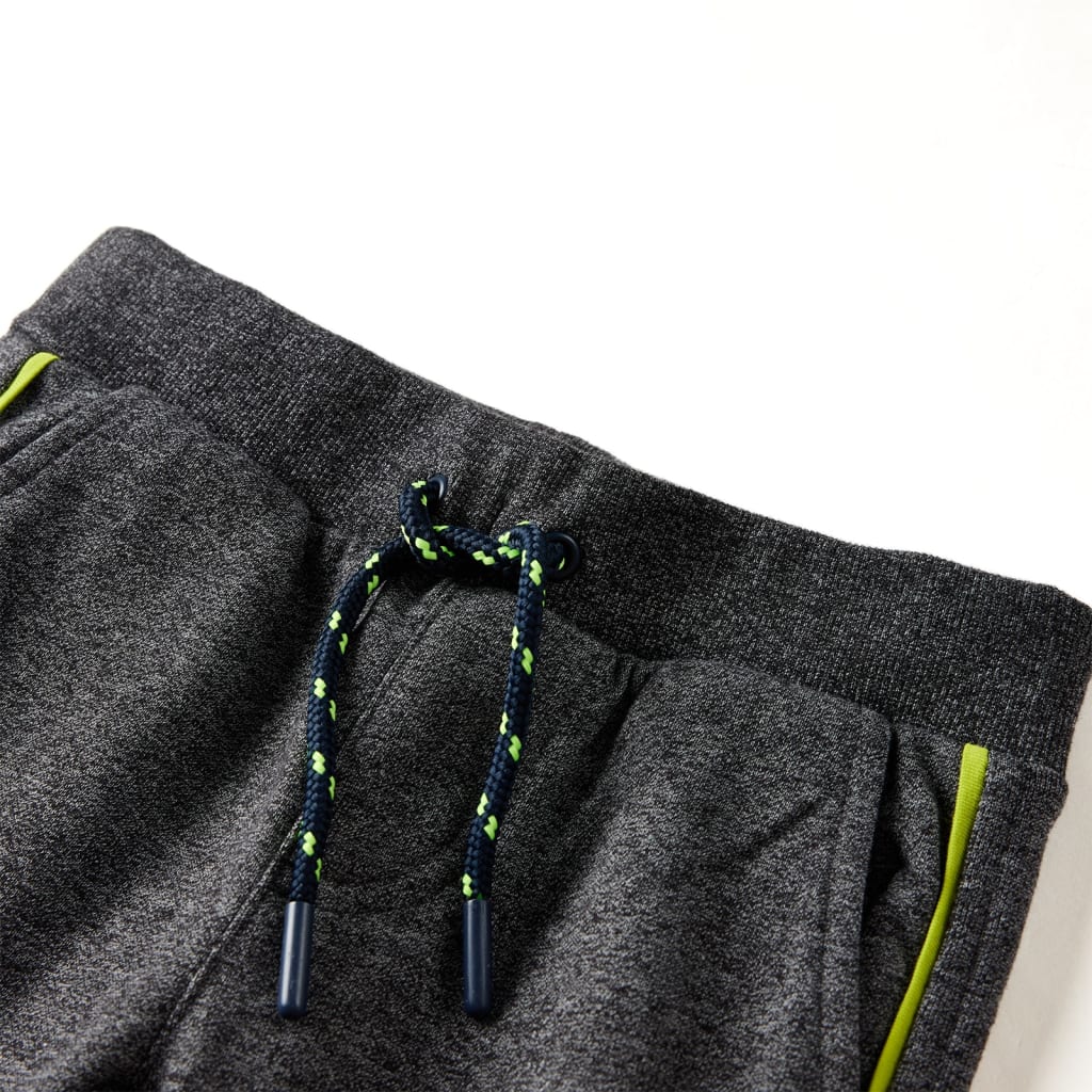 Vidaxl kinderjoggingbroek 128 gemêleerd grijs