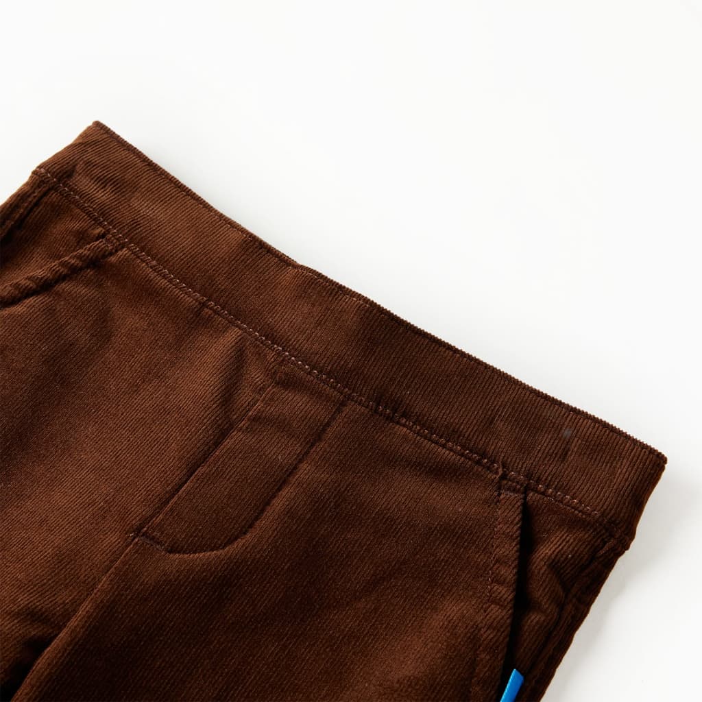 Vidaxl Kinderbroek 116 Cognac -Colored